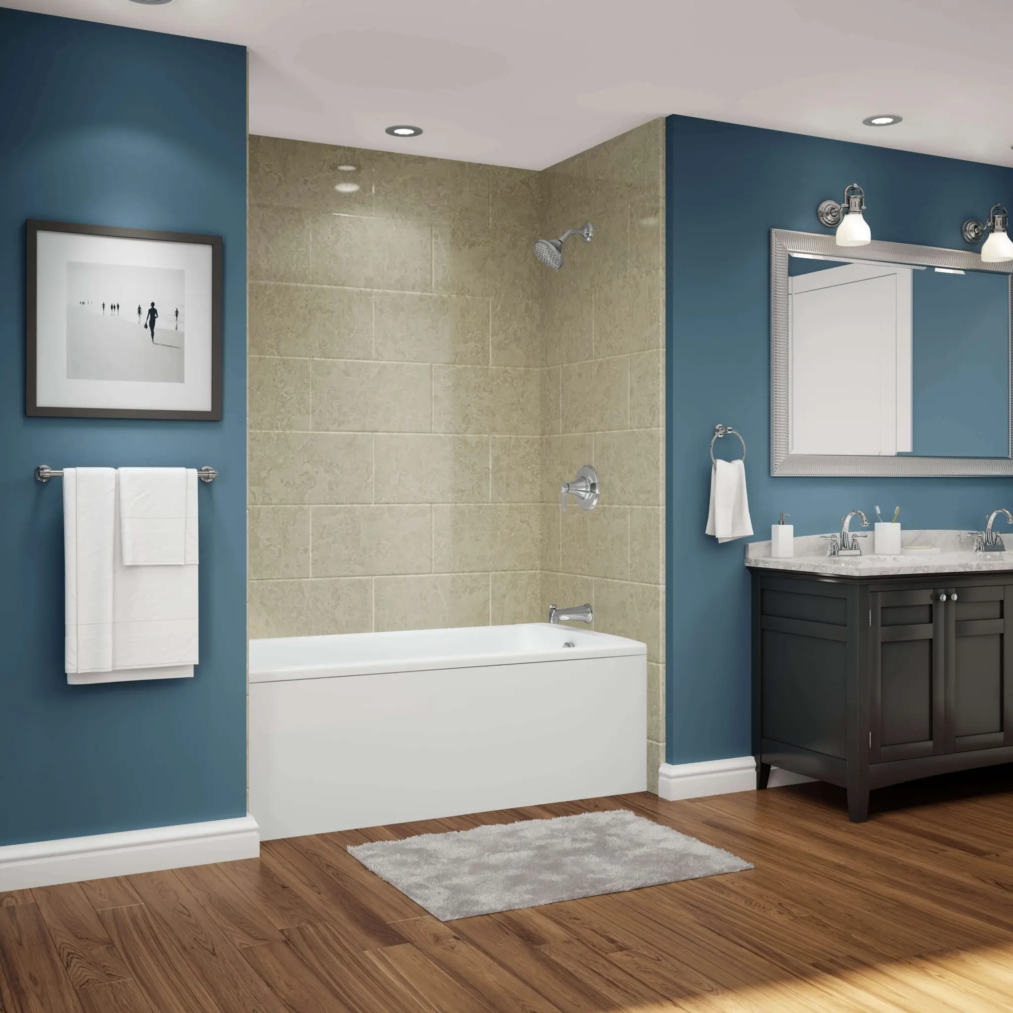 Commercial remodeling installation team