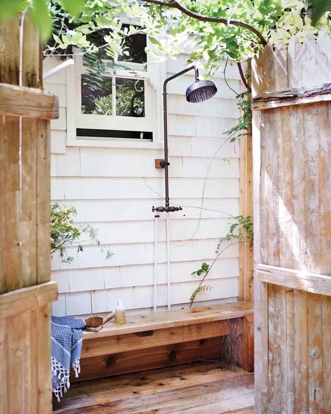 Outdoor Shower Installation Process